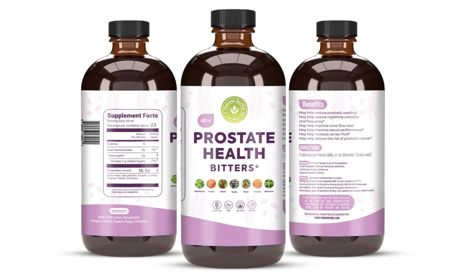 Yunani Herbs - Prostate Health Bitters