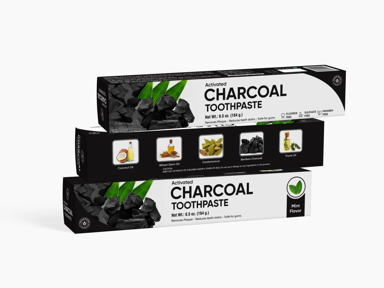 Yunani Herbs - Activated Charcoal Toothpaste