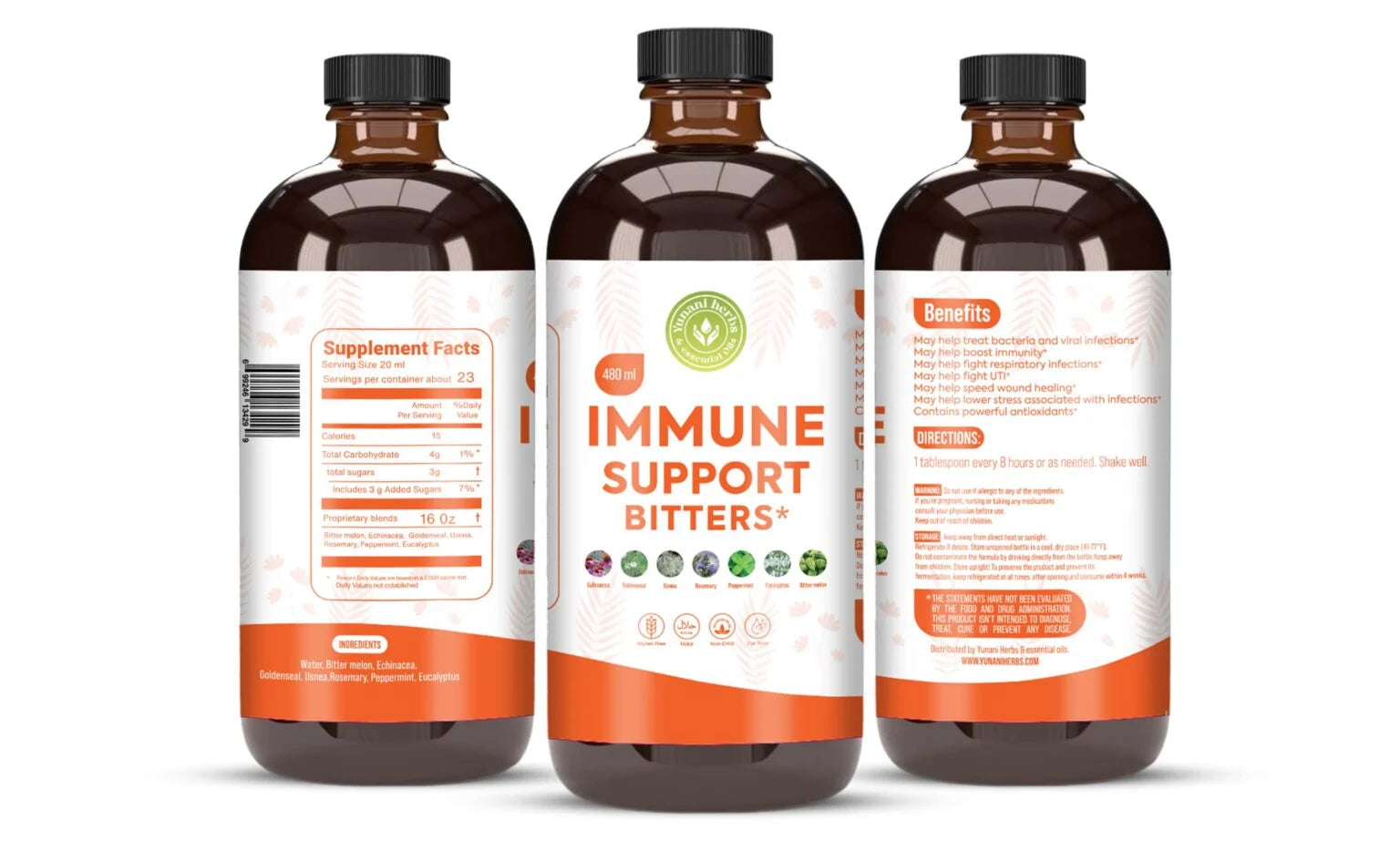 Yunani Herbs - Immune Support Bitters