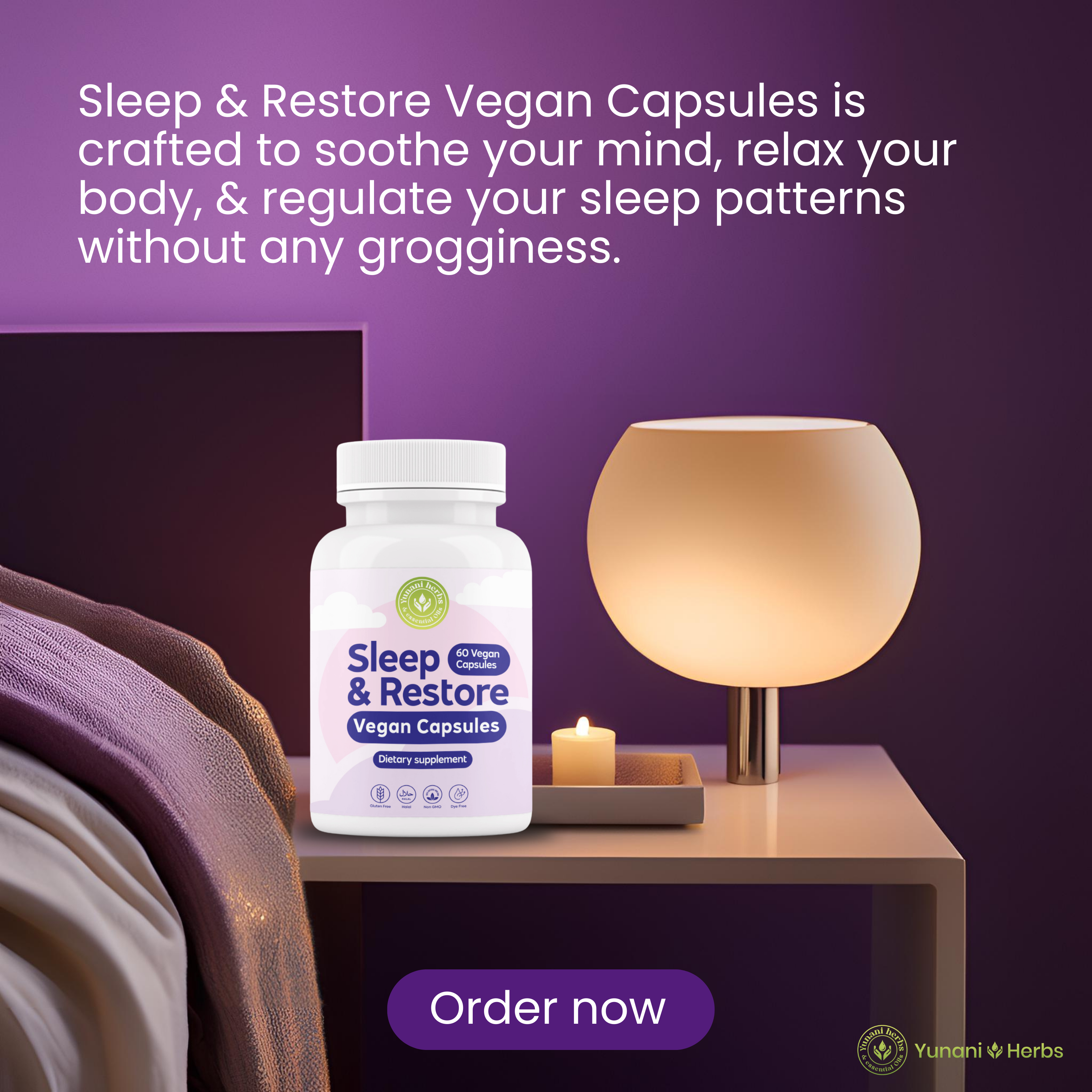 Sleep & Restore 60 vegan capsules