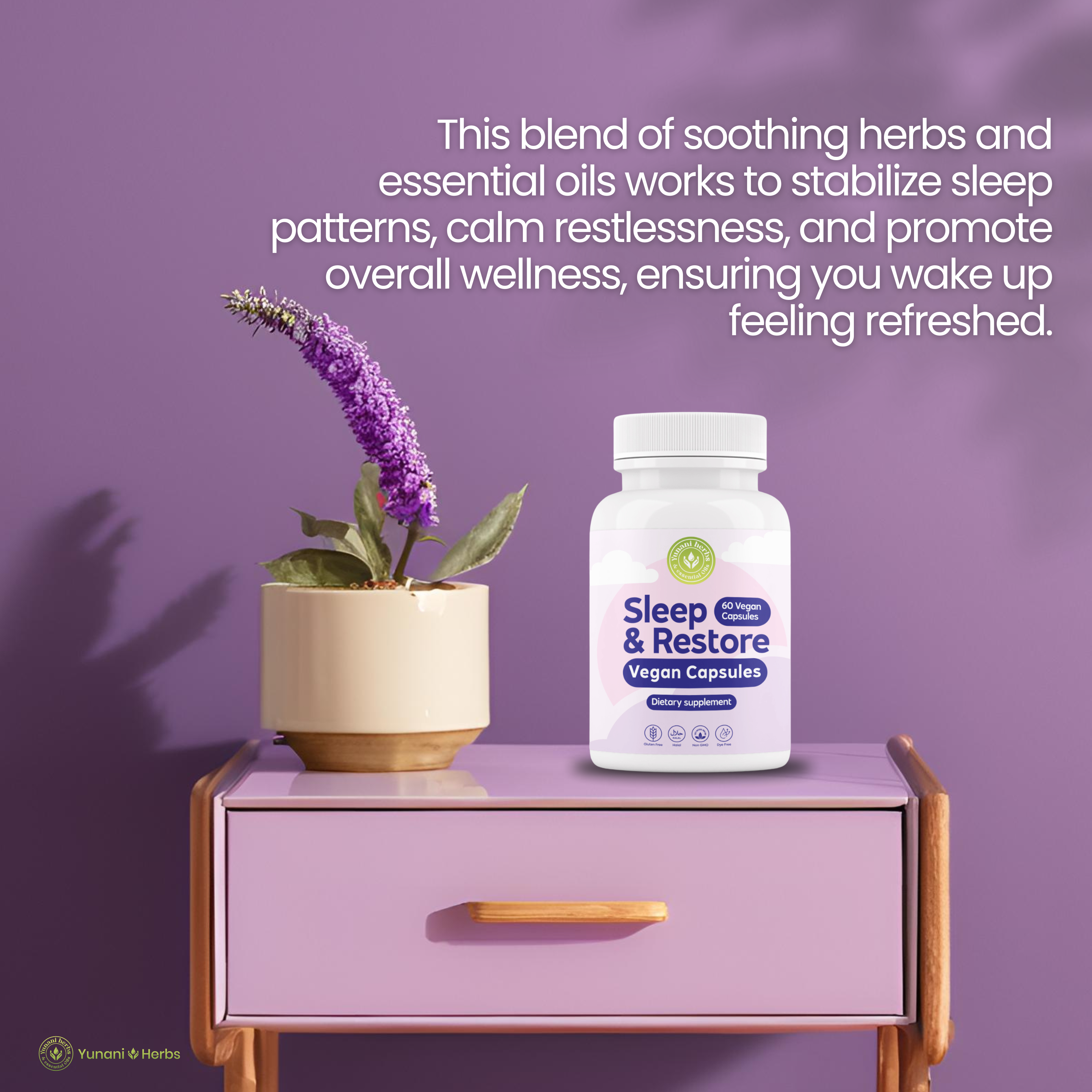 Sleep & Restore 60 vegan capsules