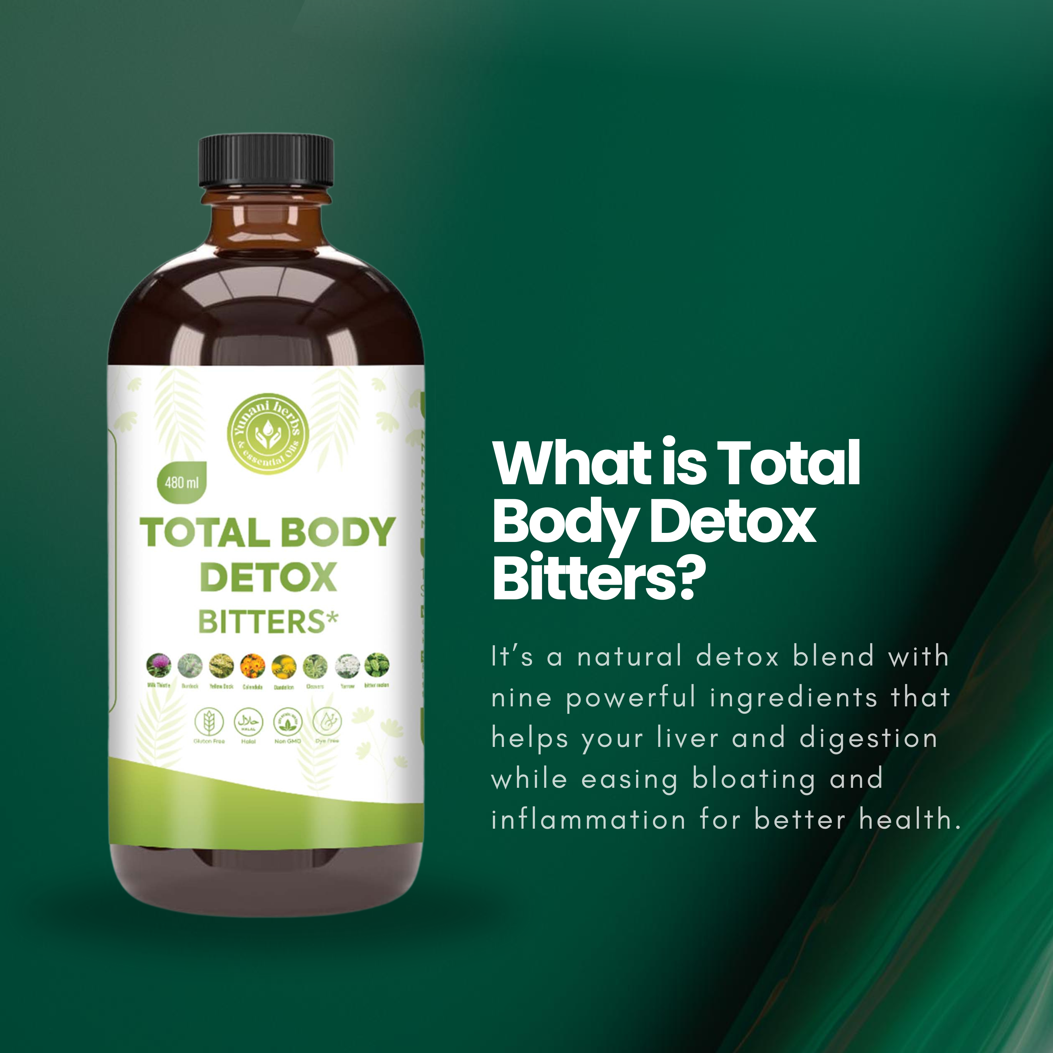 Total Body Detox 480ml by Yunani Herbs