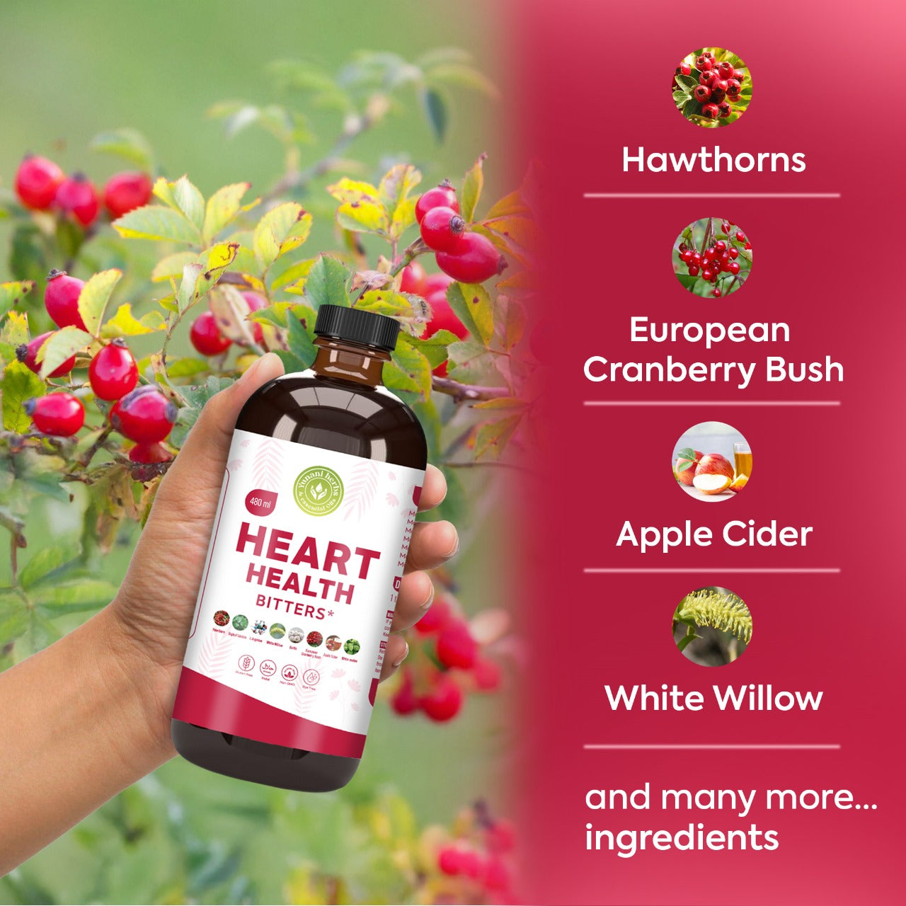Yunani Herbs - Heart Health Bitters lower blood pressure