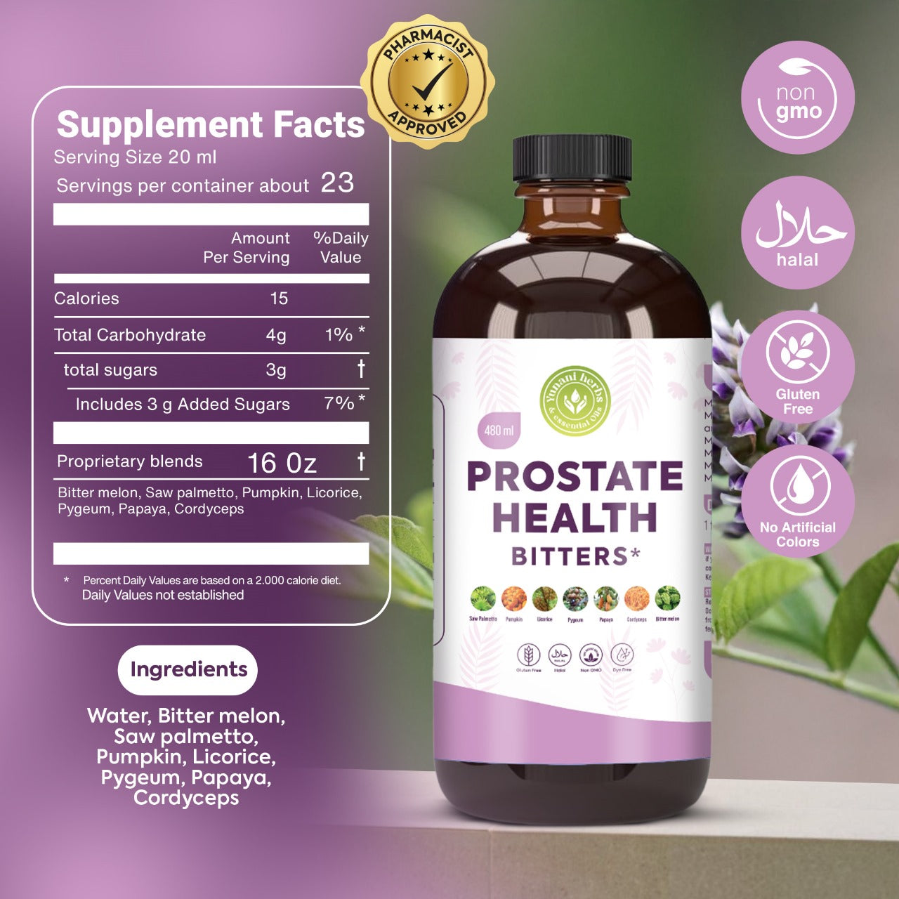 Yunani Herbs - Prostate Health Bitters