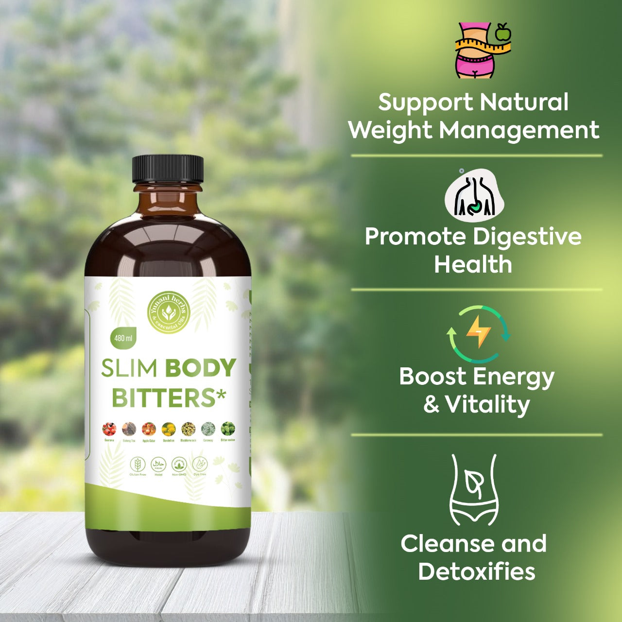 Yunani Herbs - Slim Body Bitters