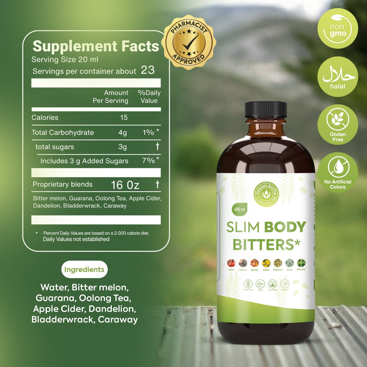 Yunani Herbs - Slim Body Bitters