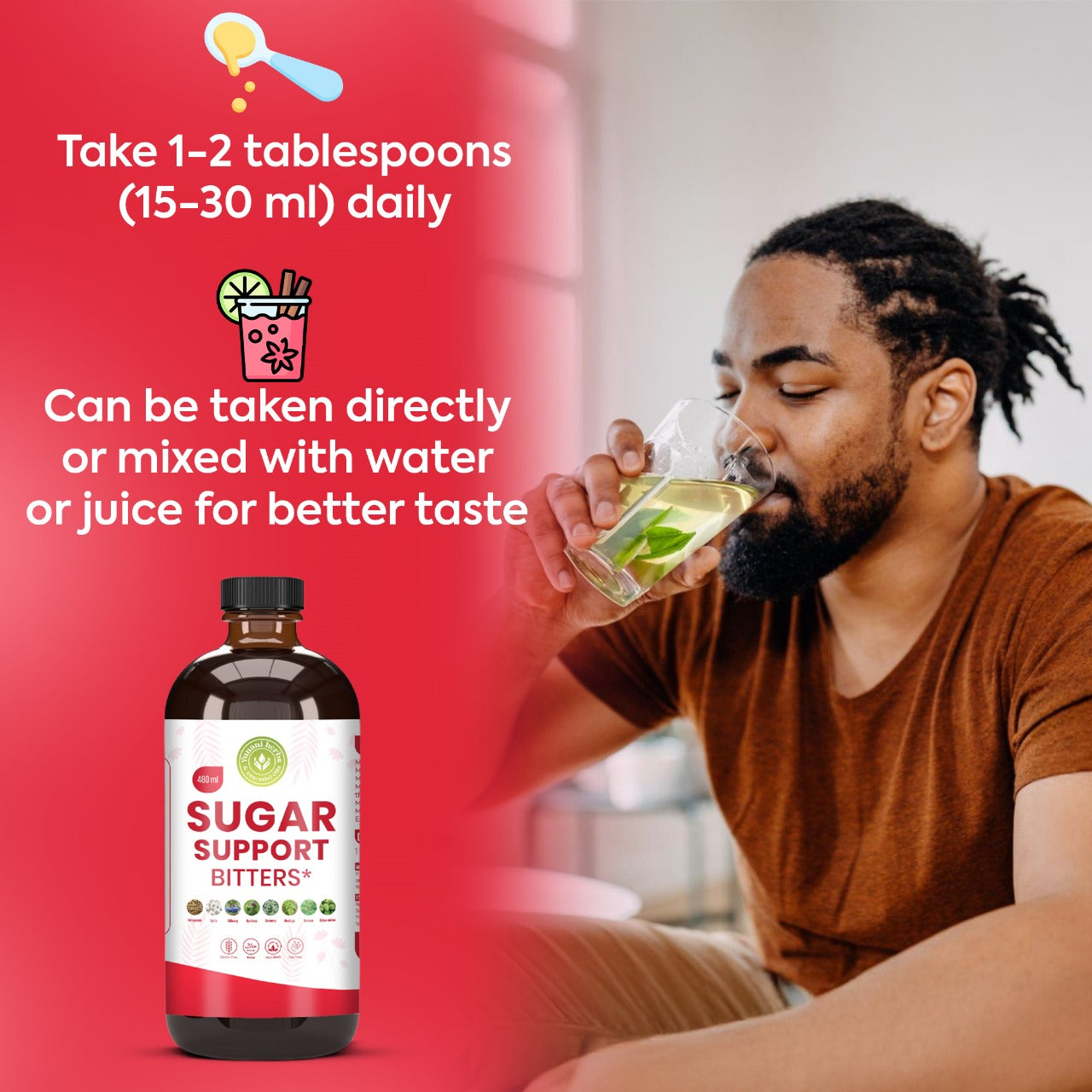 Yunani Herbs - Sugar Support Bitters for diabetes