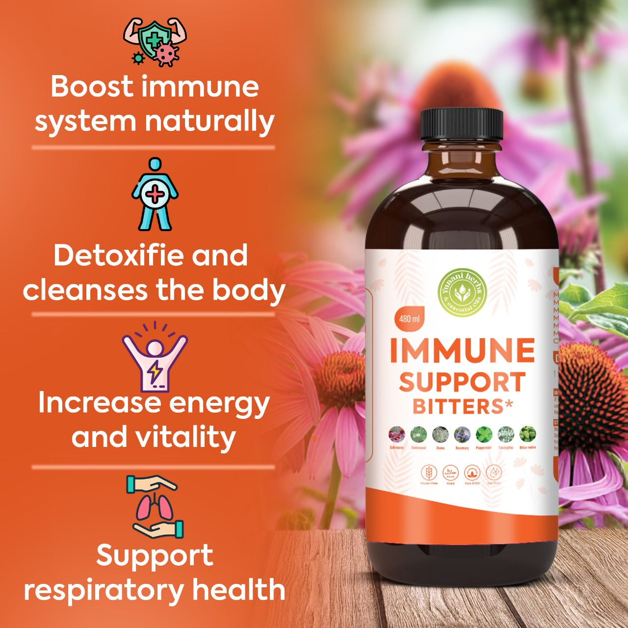 Yunani Herbs - Immune Support Bitters