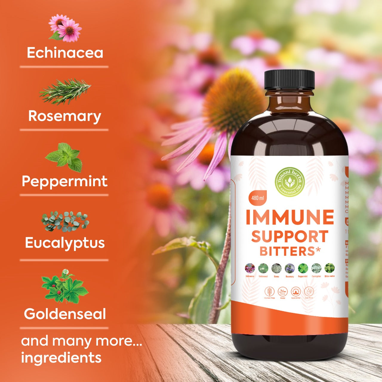 Yunani Herbs - Immune Support Bitters