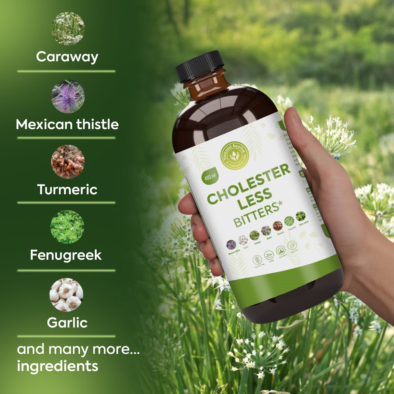 Yunani Herbs - Cholester Less Bitters