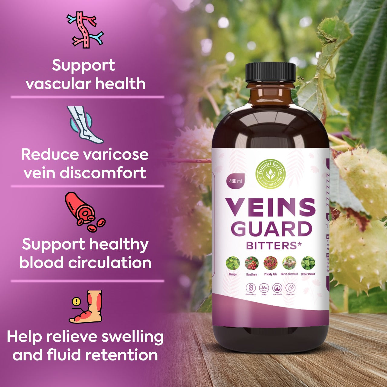Yunani Herbs - Veins Guard Bitters