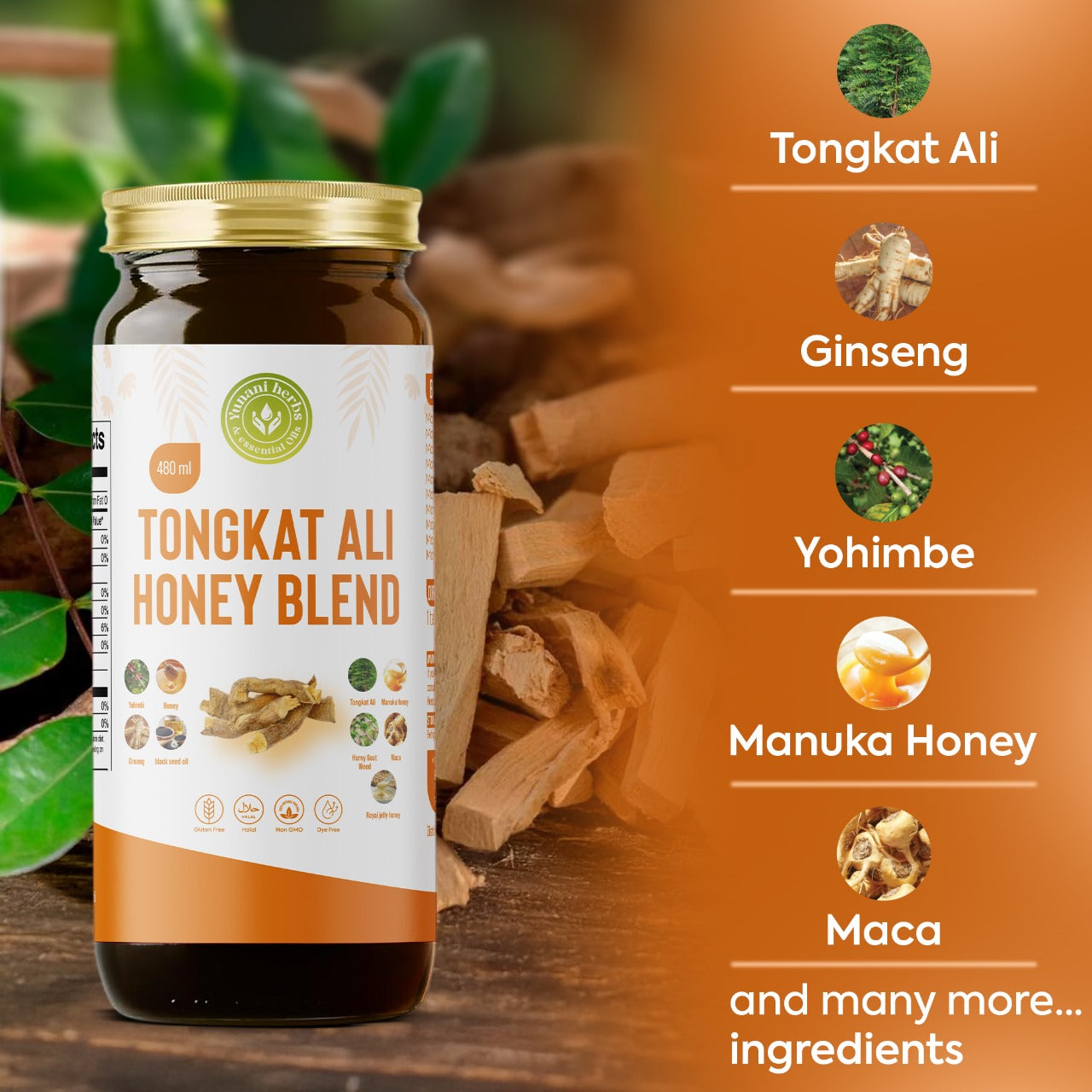 Yunani Herbs - Tongkat Ali Honey Blend