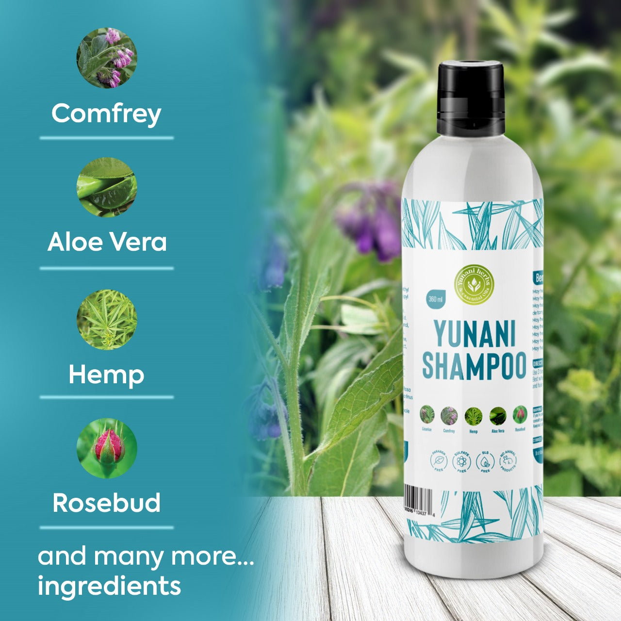 Yunani Shampoo Complete Herbal Solution