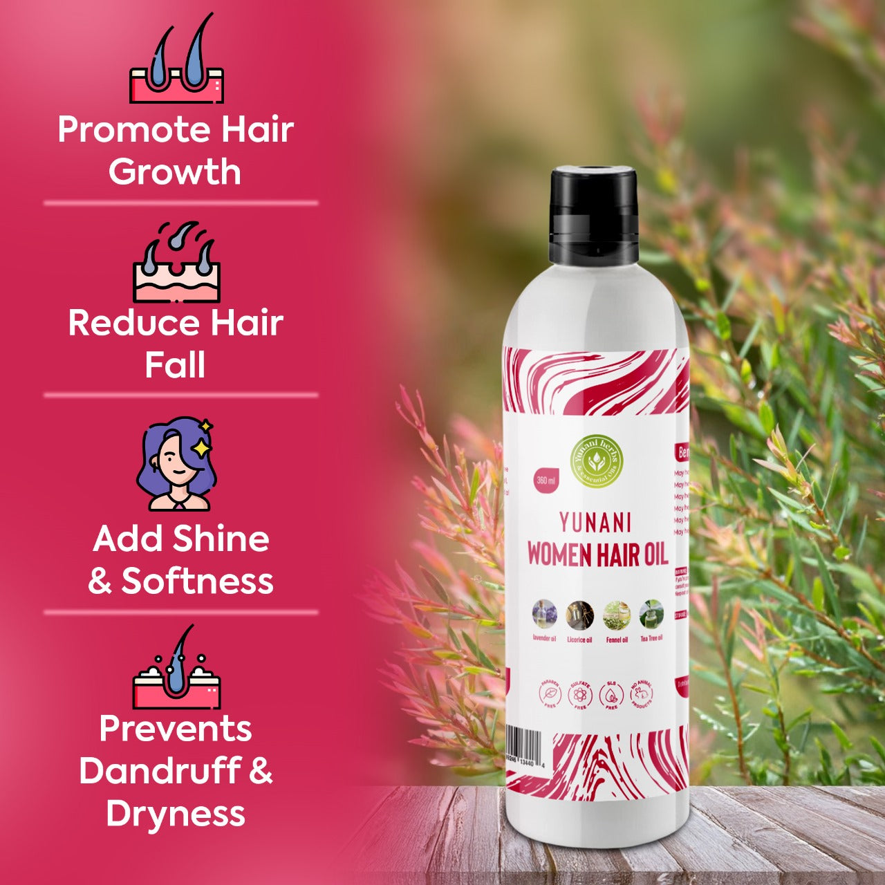 Yunani Women's Hair Oil