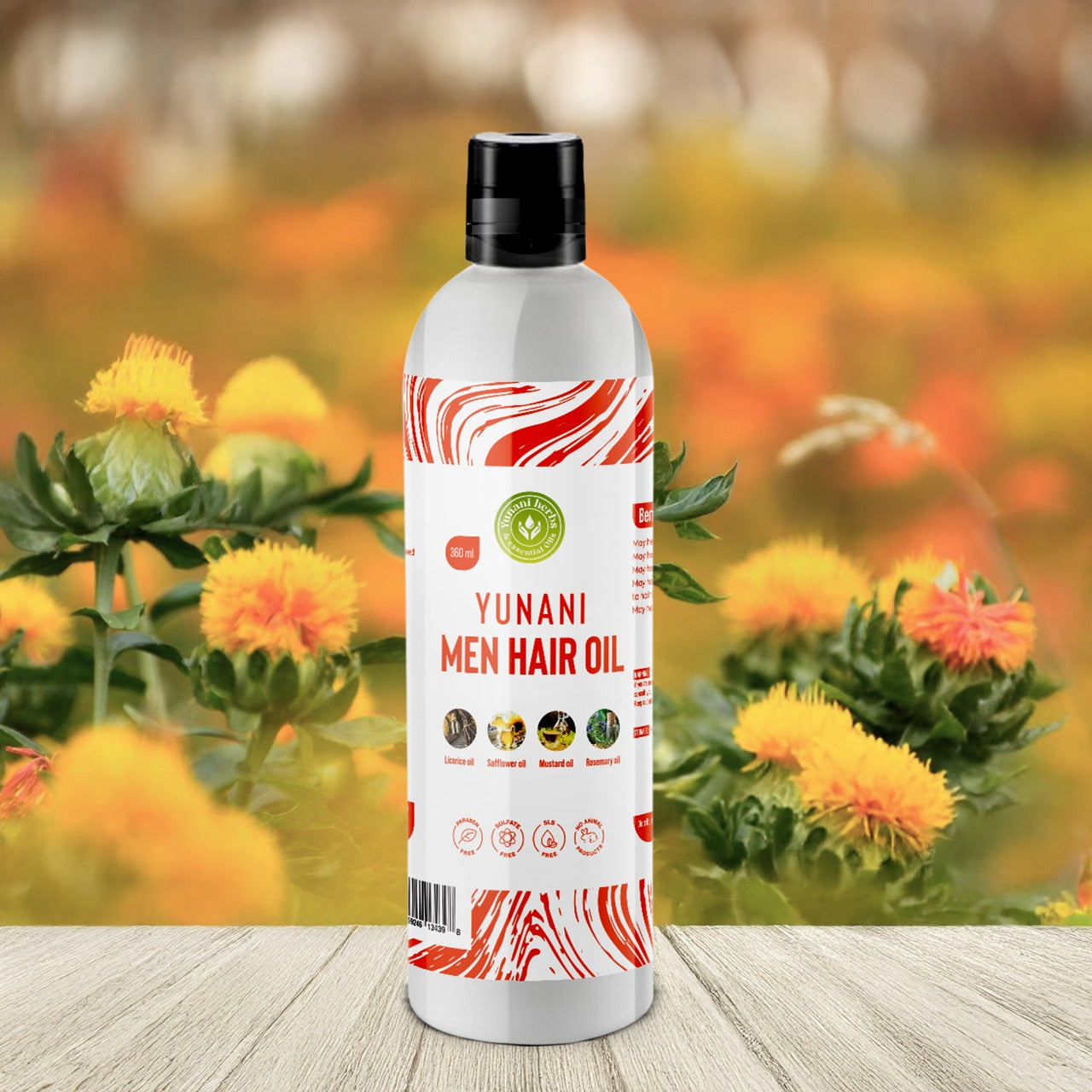 Yunani Herbs - Men Hair Oil Organic Herbal Blend