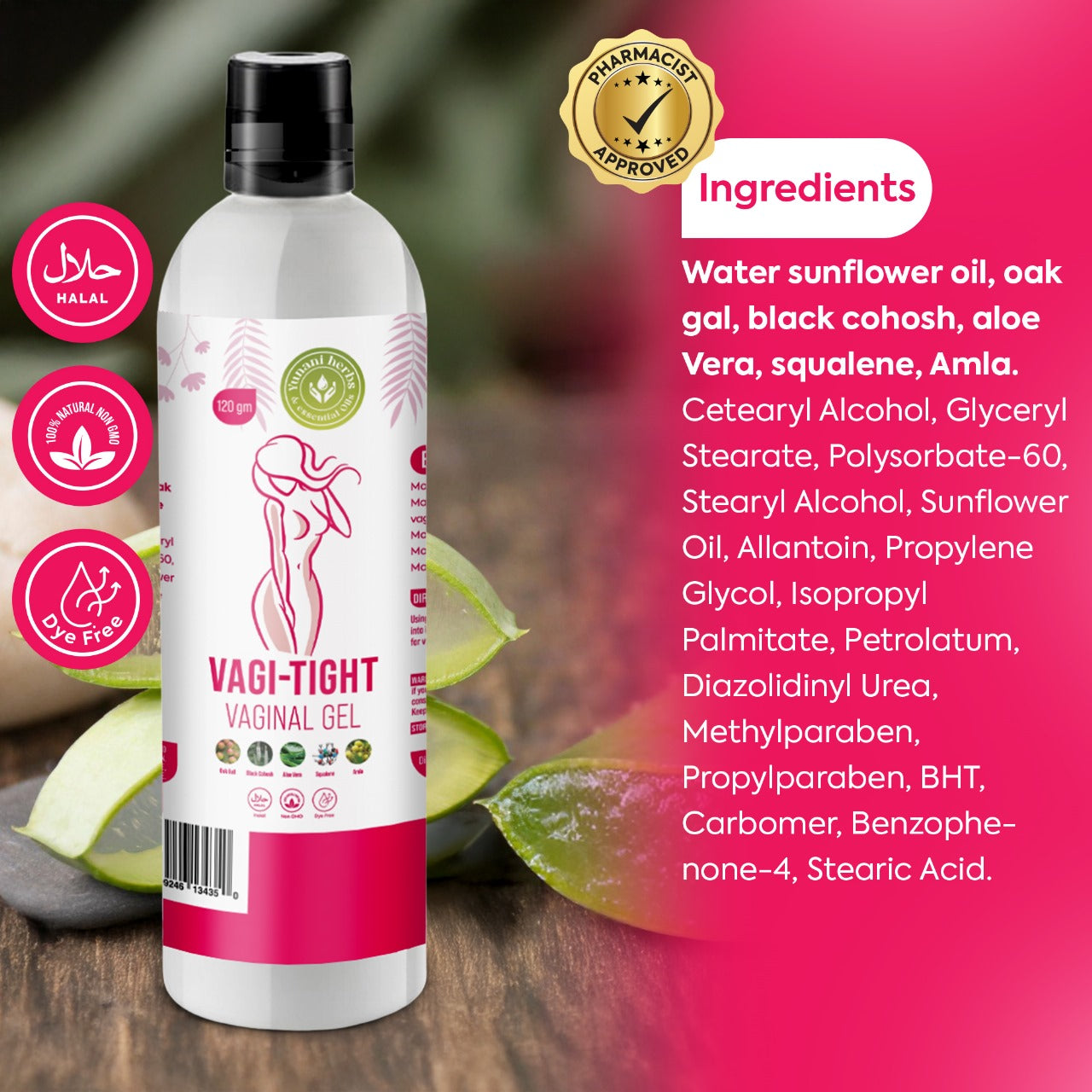 Yunani Herbs - Vagi-Tight Vaginal Gel
