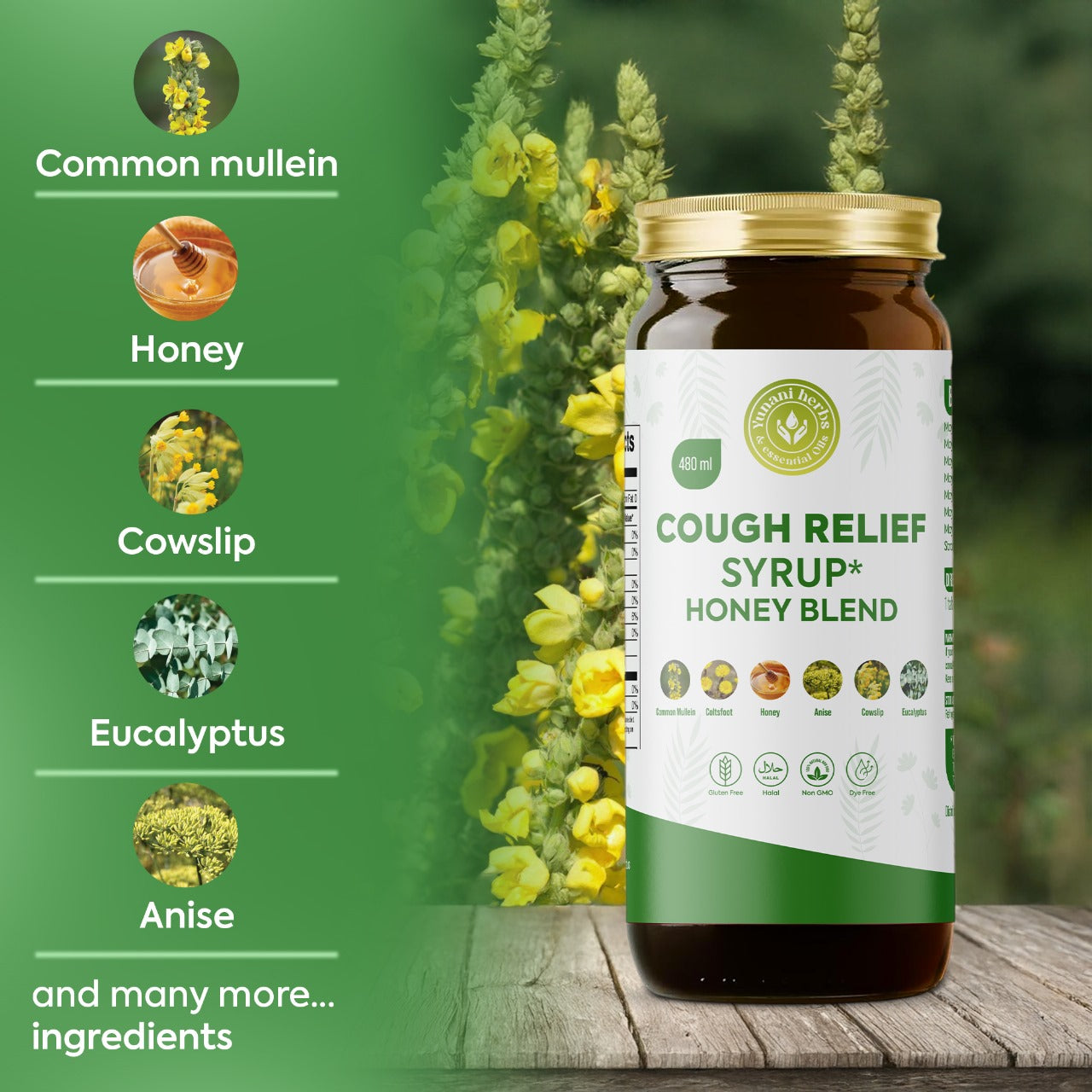 Yunani Herbs - Cough Relief Syrup Honey Blend