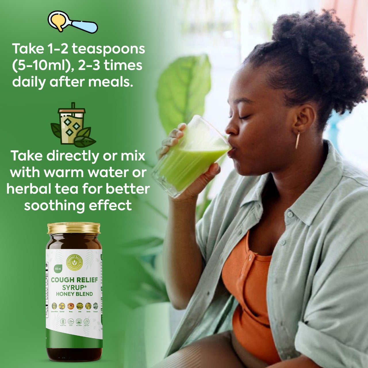 Yunani Herbs - Cough Relief Syrup Honey Blend