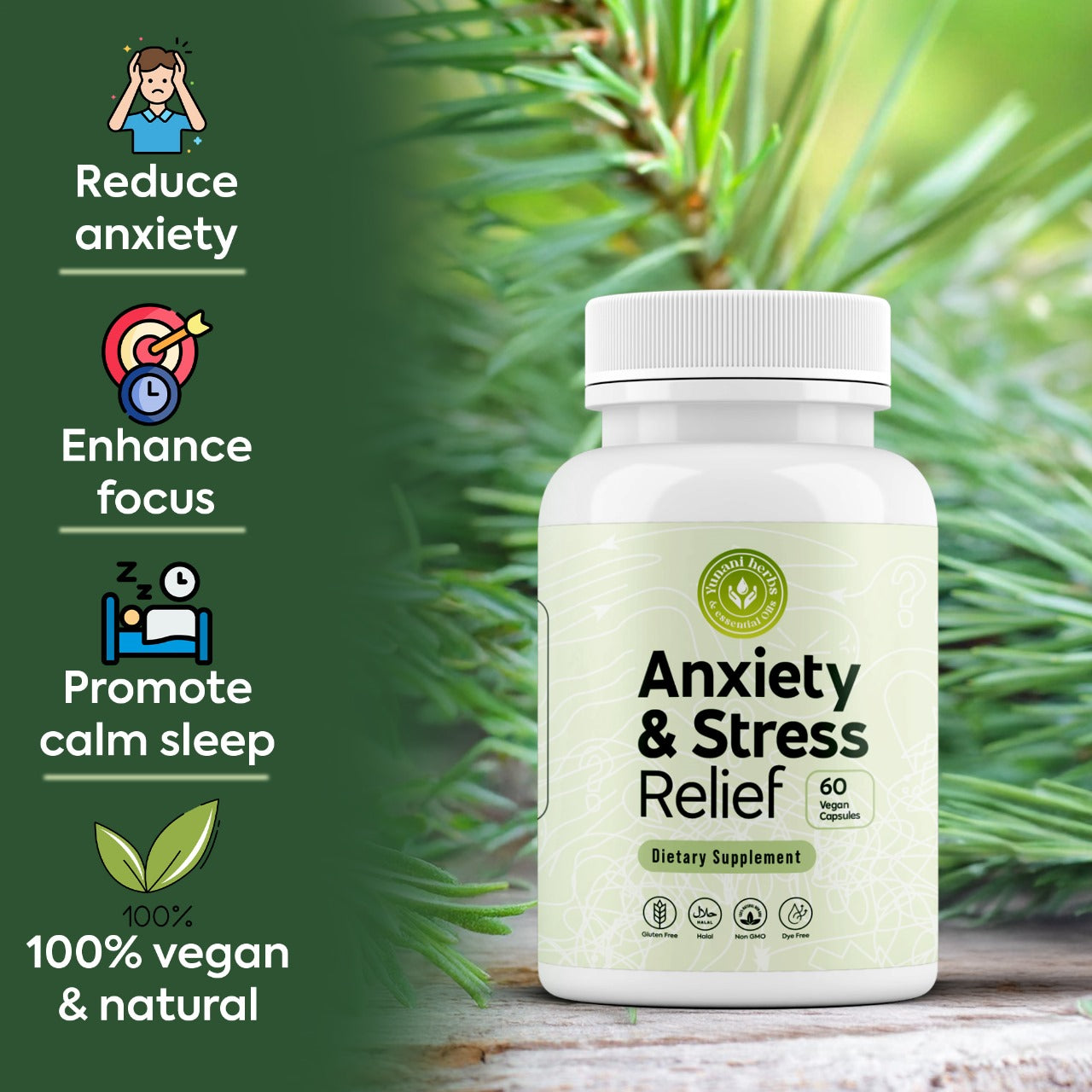 Yunani Herbs - Anxiety & Stress Relief