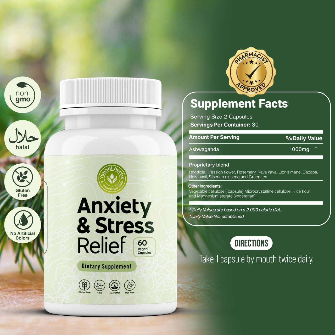 Yunani Herbs - Anxiety & Stress Relief