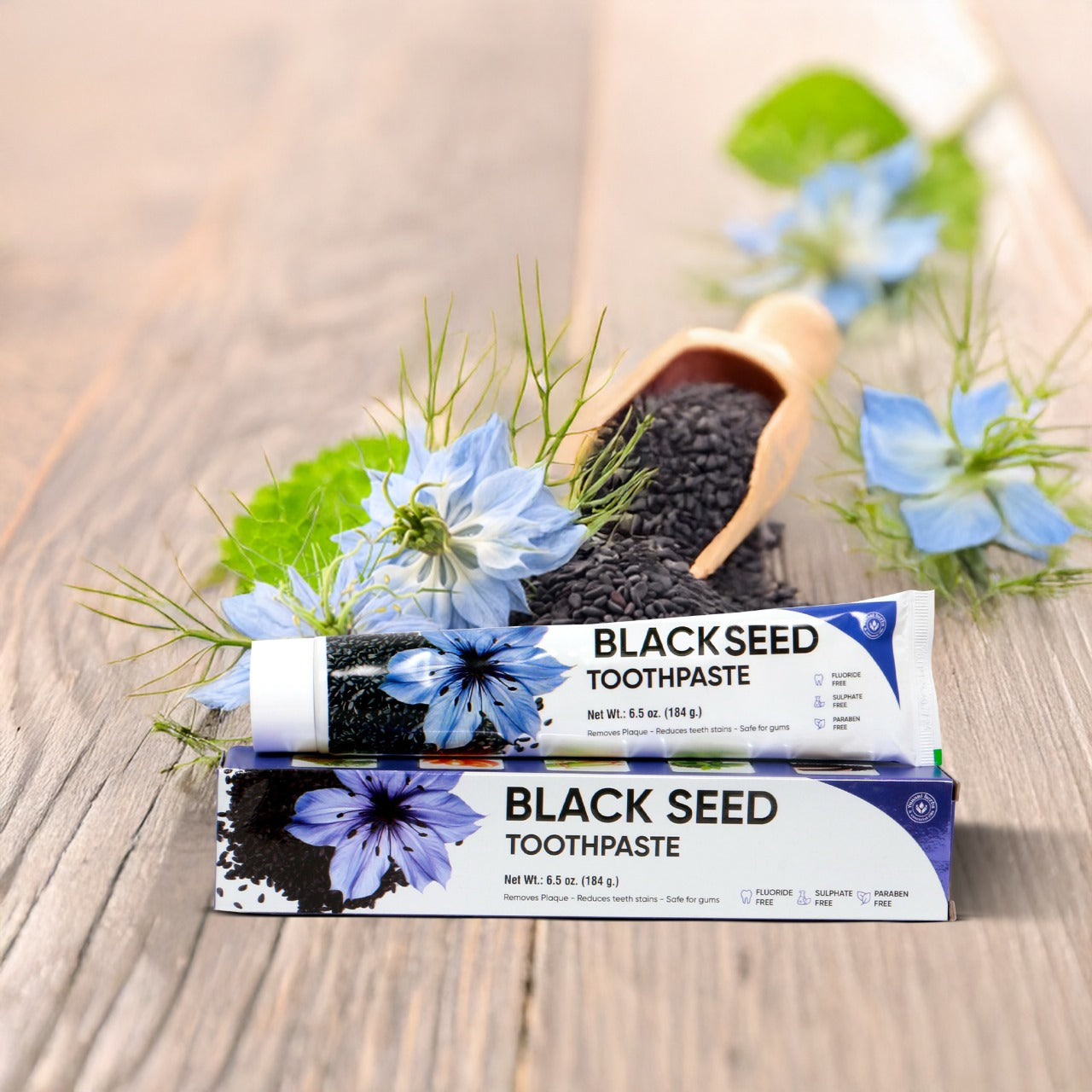 Black Seed Toothpaste Fluoride Free Paraben Free 6.5 oz 6 pack value