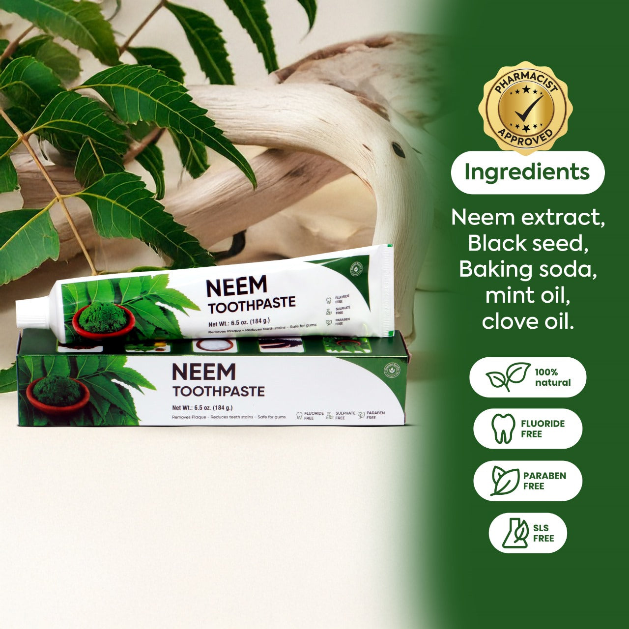 Yunani Herbs - Neem Toothpaste