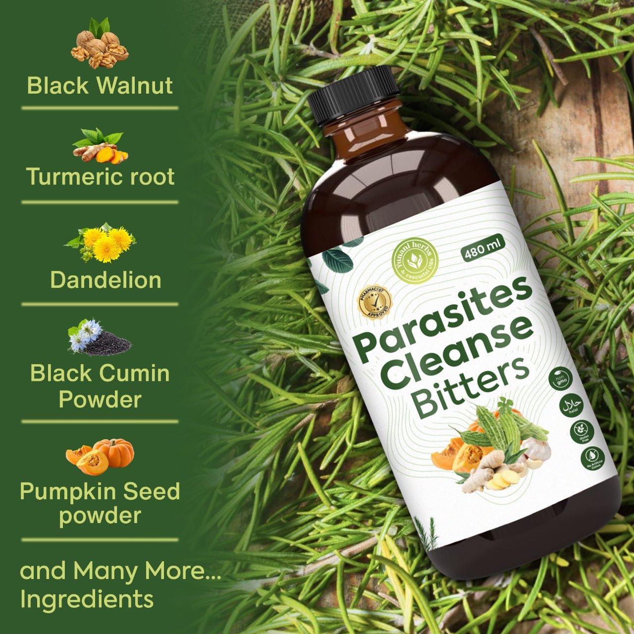 Parasite Cleanse Bitters 480 mls