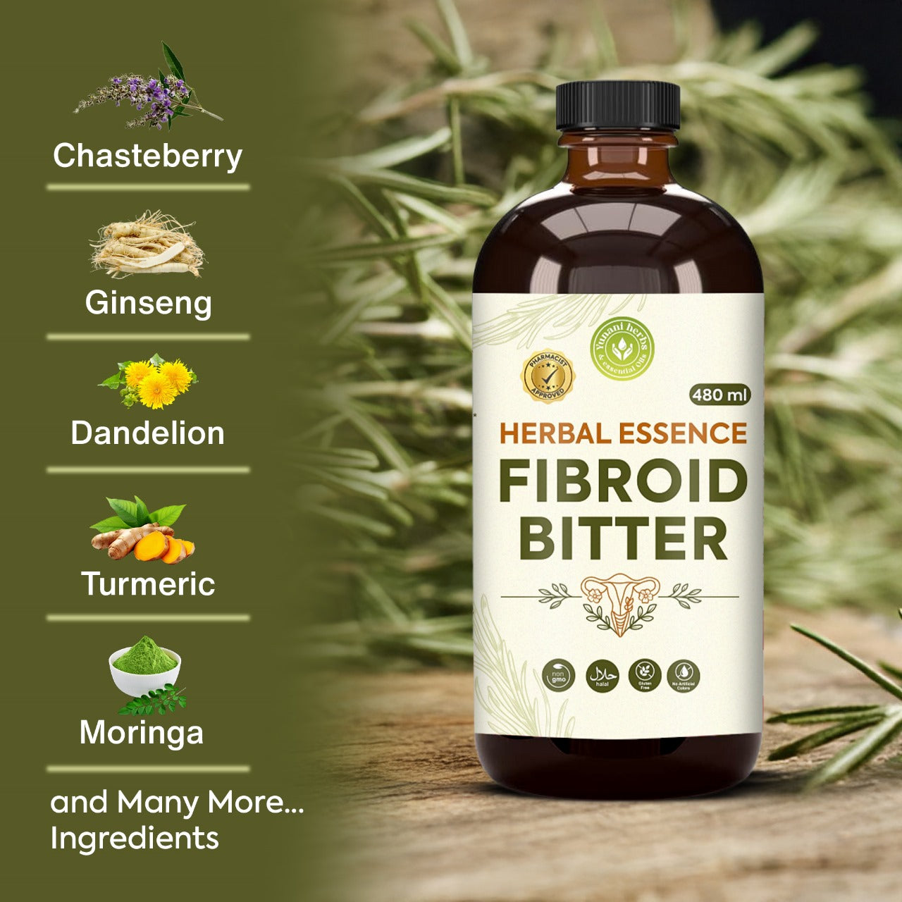 Fibroid Bitters 480 mls 