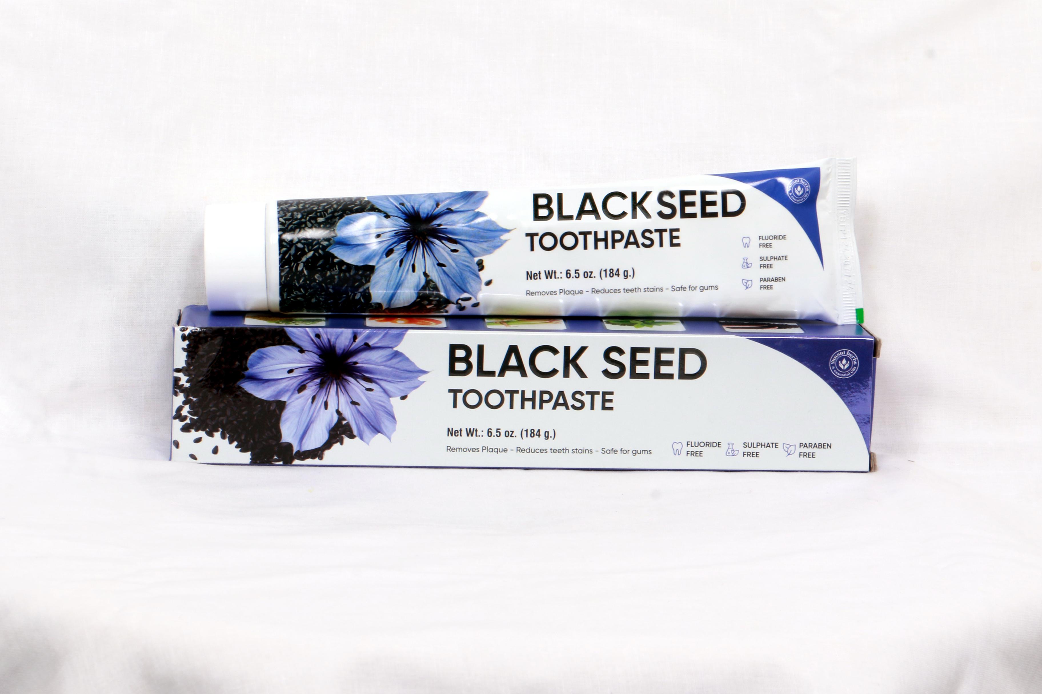 Black Seed Toothpaste Fluoride Free Paraben Free 6.5 oz 6 pack value